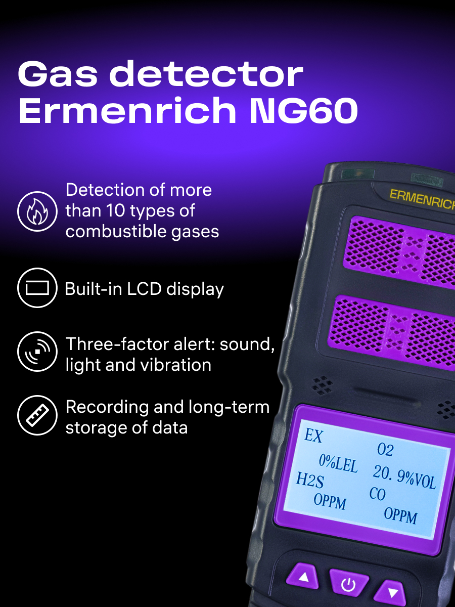 Детектор газа Ermenrich NG60