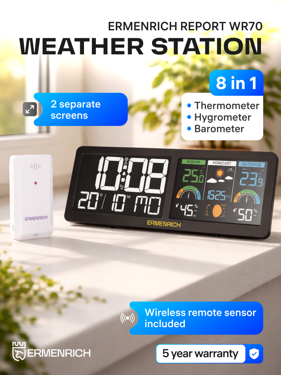 Метеостанция Ermenrich Report WR70