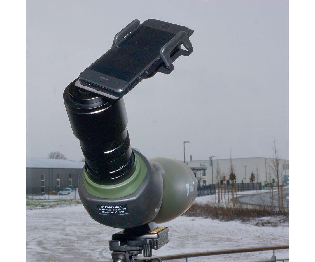 Универсальный адаптер для установки смартфона на телескоп TS-Optics Smartphone adapter с резьбой T2