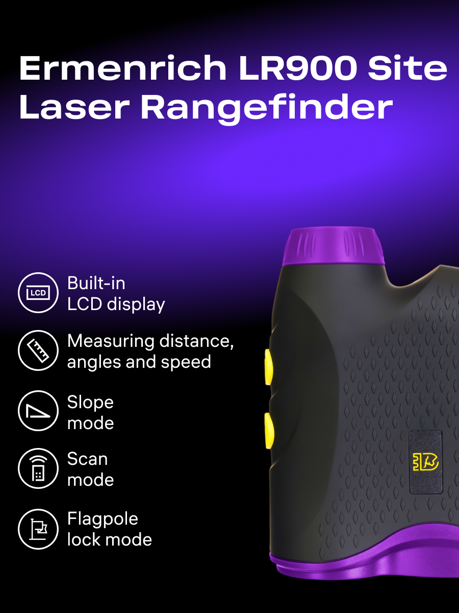 Лазерный строительный дальномер Ermenrich LR900