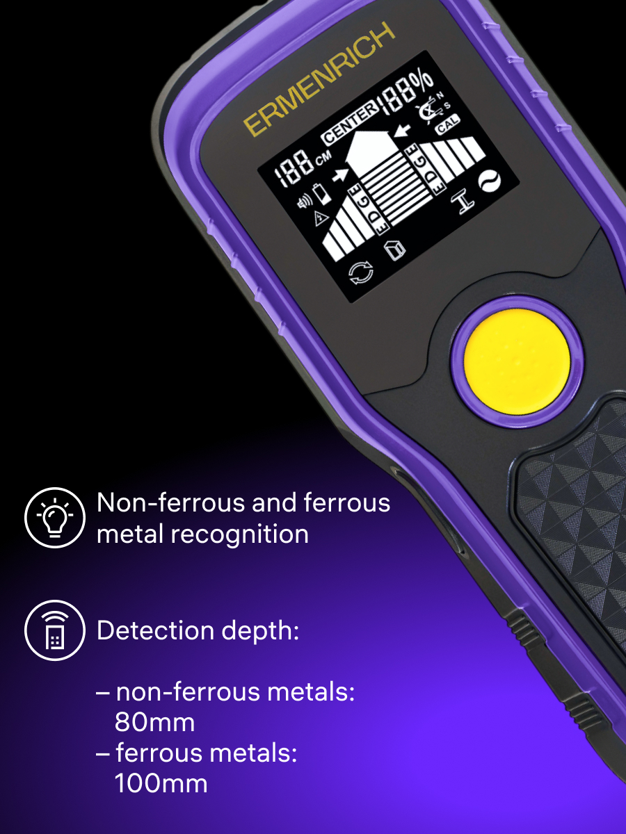 Детектор проводки Ermenrich Ping SM40