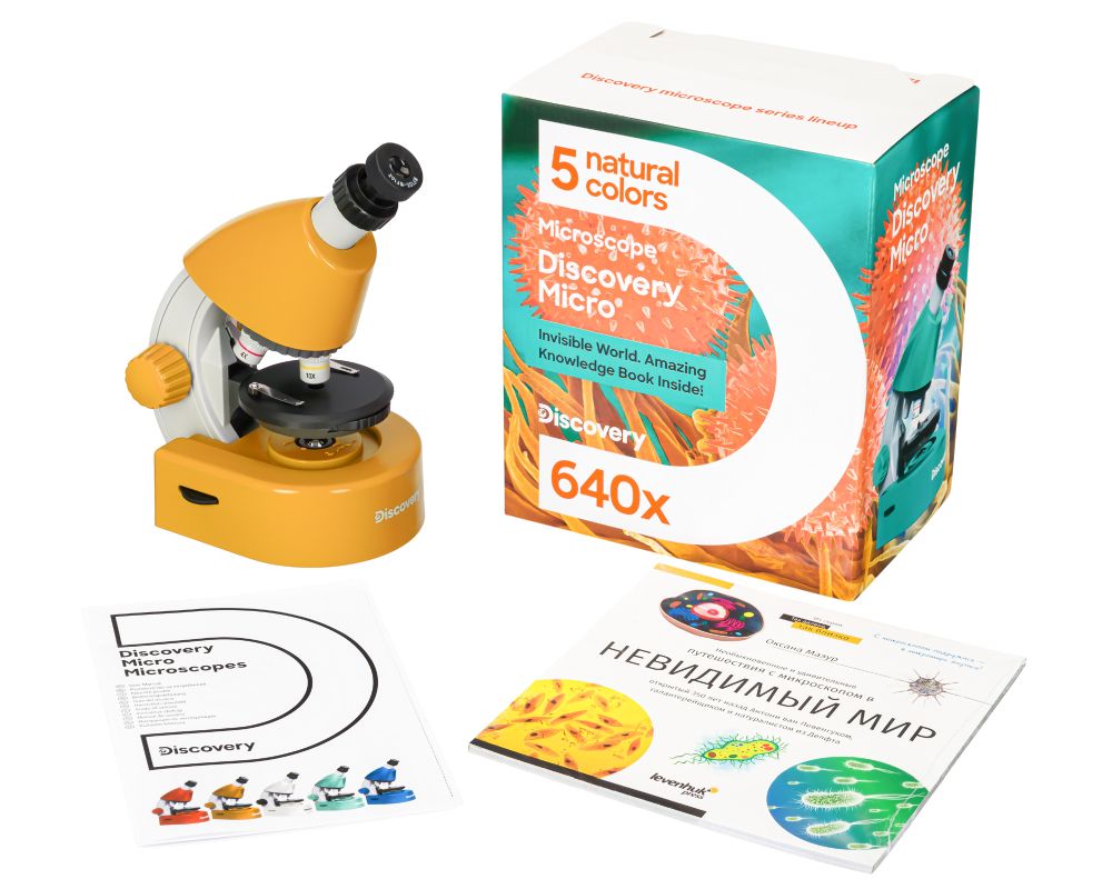 Микроскоп Levenhuk Discovery Micro с книгой