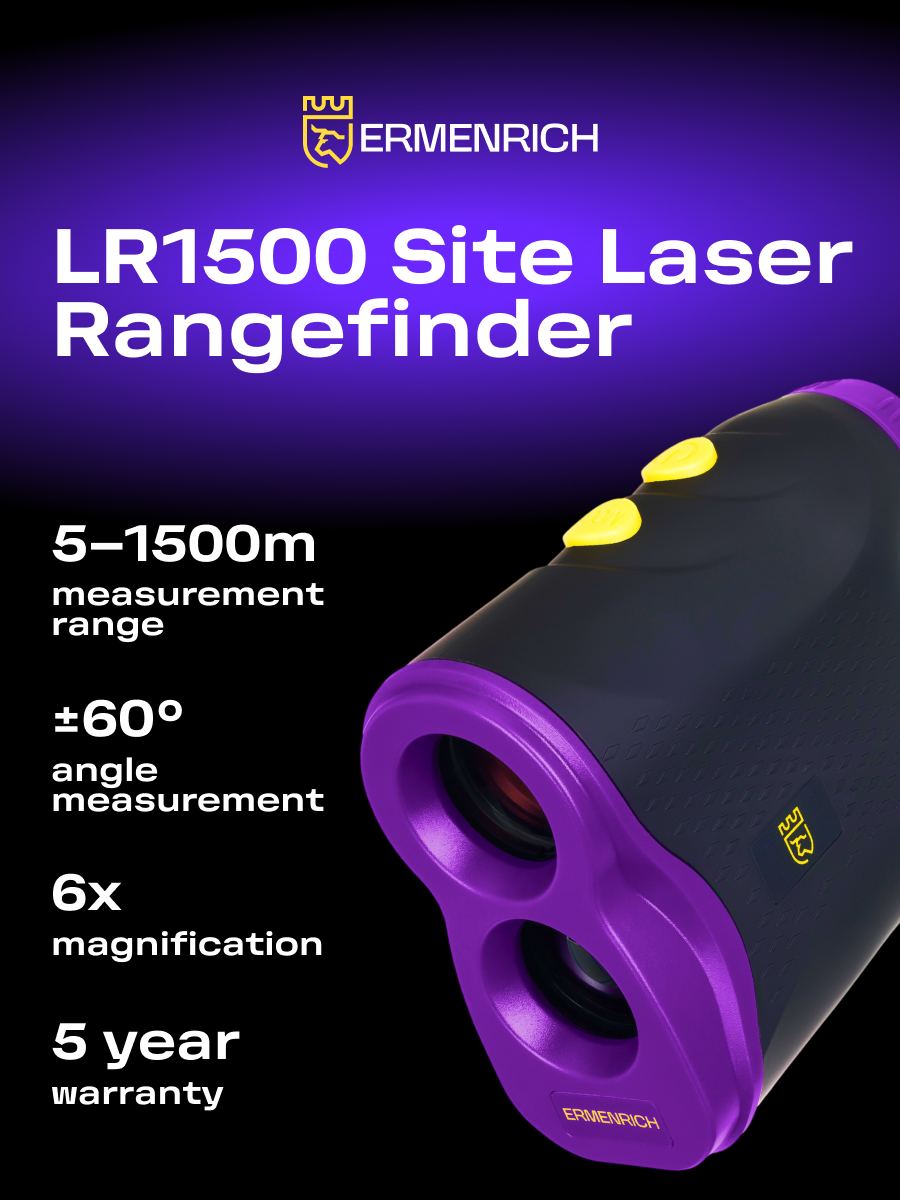 Лазерный строительный дальномер Ermenrich LR1500