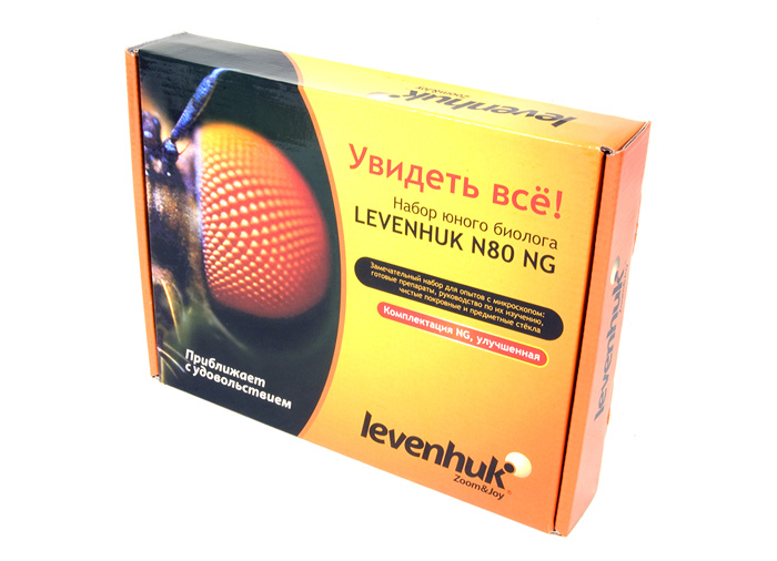 Набор микропрепаратов Levenhuk N80 NG «Увидеть все!»