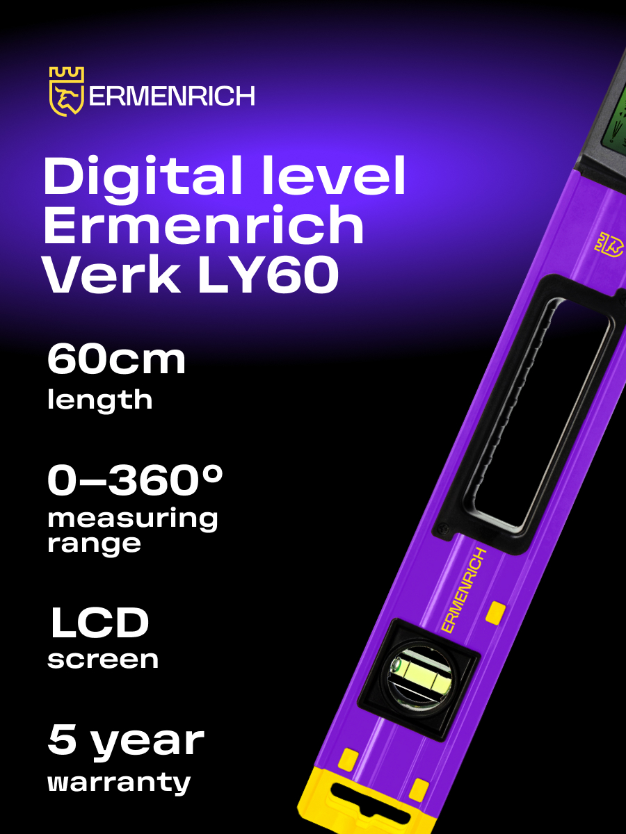 Цифровой уровень Ermenrich Verk LY60