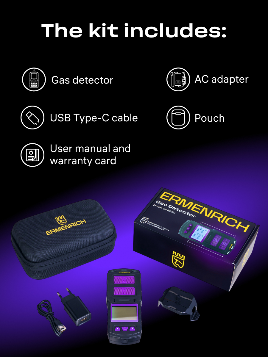 Детектор газа Ermenrich NG60