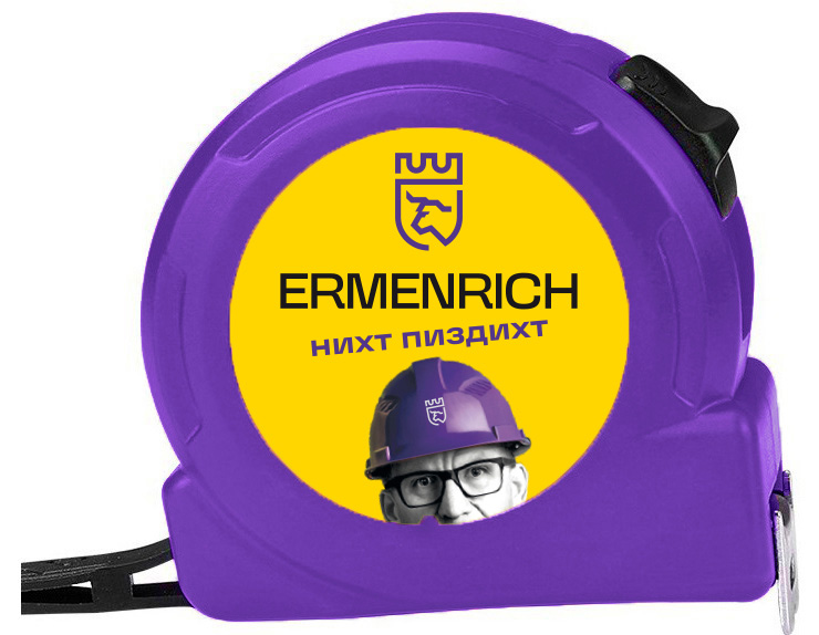 Рулетка Ermenrich Reel SB30 «Nicht Pizdicht!»
