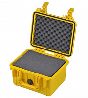 Защитный кейс Peli™ 1300 желтый с поропластом