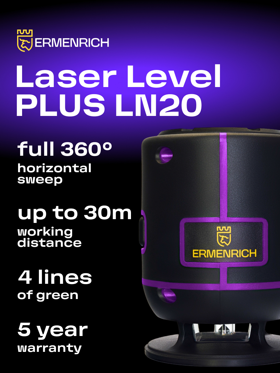 Лазерный уровень Ermenrich PLUS LN20